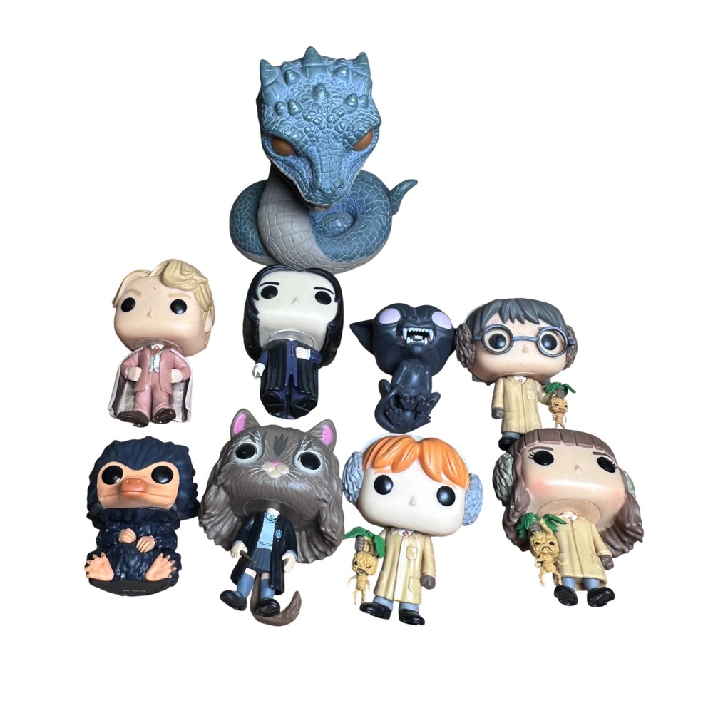 Funko Pop Harry Potter Fantastic Beasts Lot 9 Figures Basilisk Snape Niffler